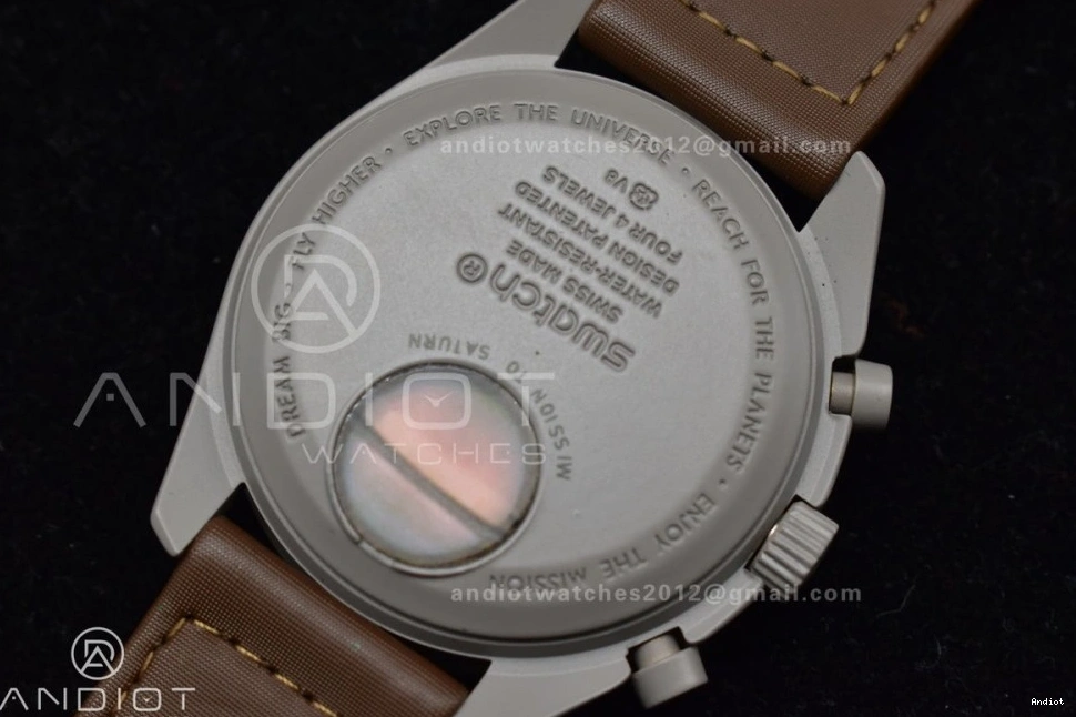 Nylon Quartz Swatch Strap Bioceramic Moonwatch On Omega X Mission Saturn To 1219